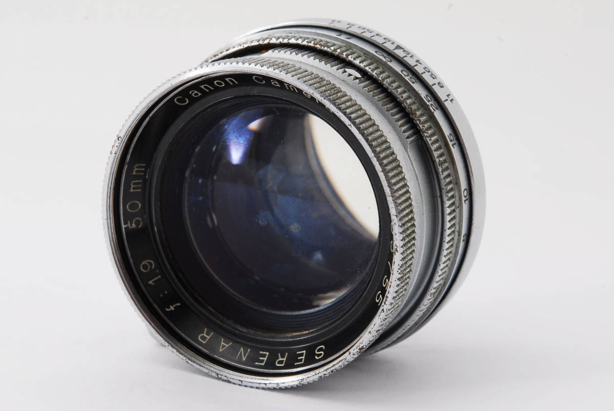  last price cut![ working properly goods ]Canon Canon SERENAR 50mm f1.9 L mount 