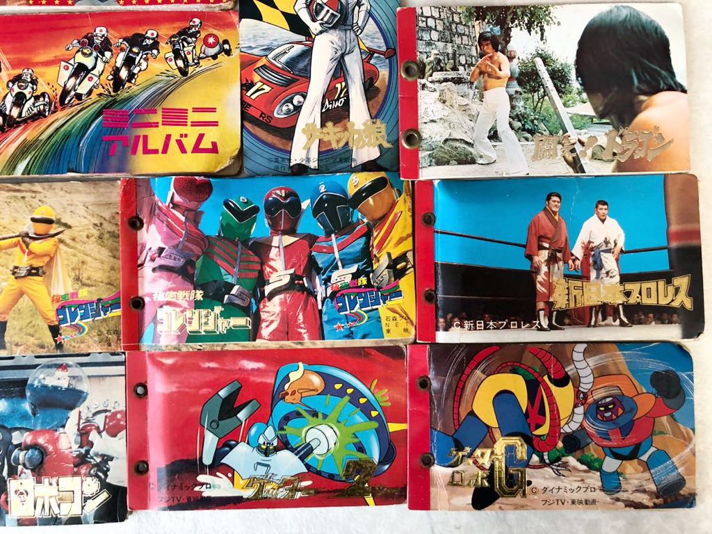 1 jpy card-case Showa Retro go Ranger decision war! large sea . Robot navy blue Uchu Senkan Yamato Getter Robo G Cisco burn . Dragon New Japan Professional Wrestling 