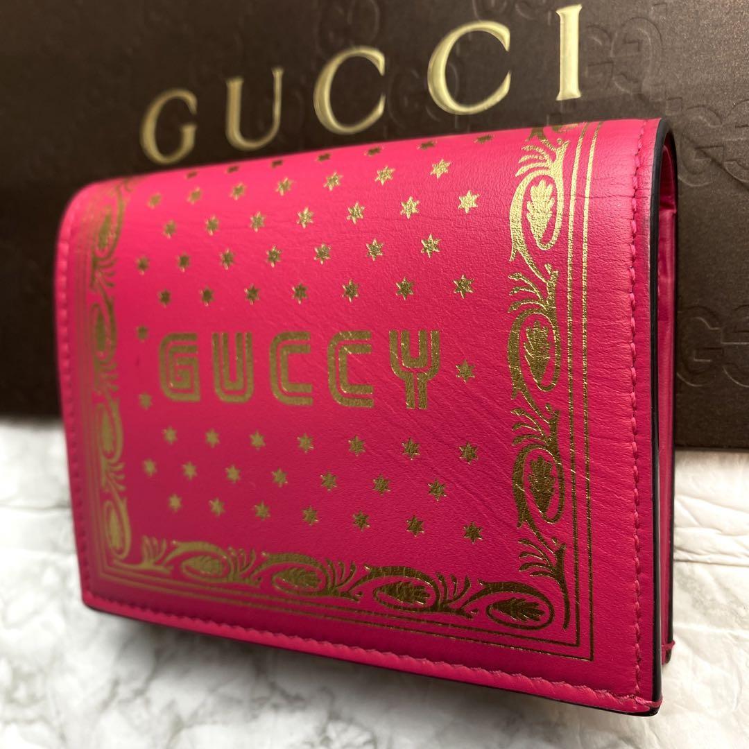 限定コラボ】GUCCI グッチ SEGA セガ 二つ折り財布 スター 希少品-