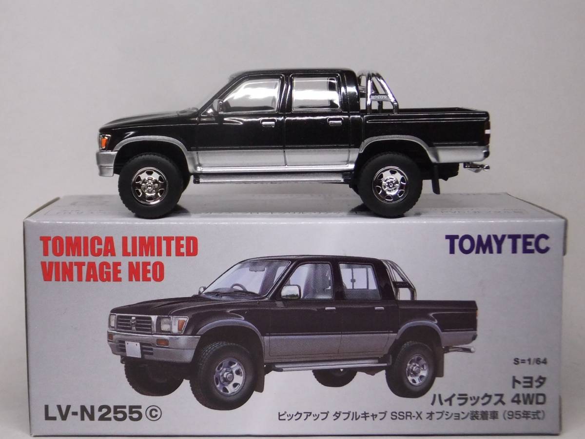 トミカ★トミカリミテッドヴィンテージネオ LV-N255c トヨタ ハイラックス 4WD ピックアップダブルキャブ SSR-X オプション装着車 (95年式)の画像3