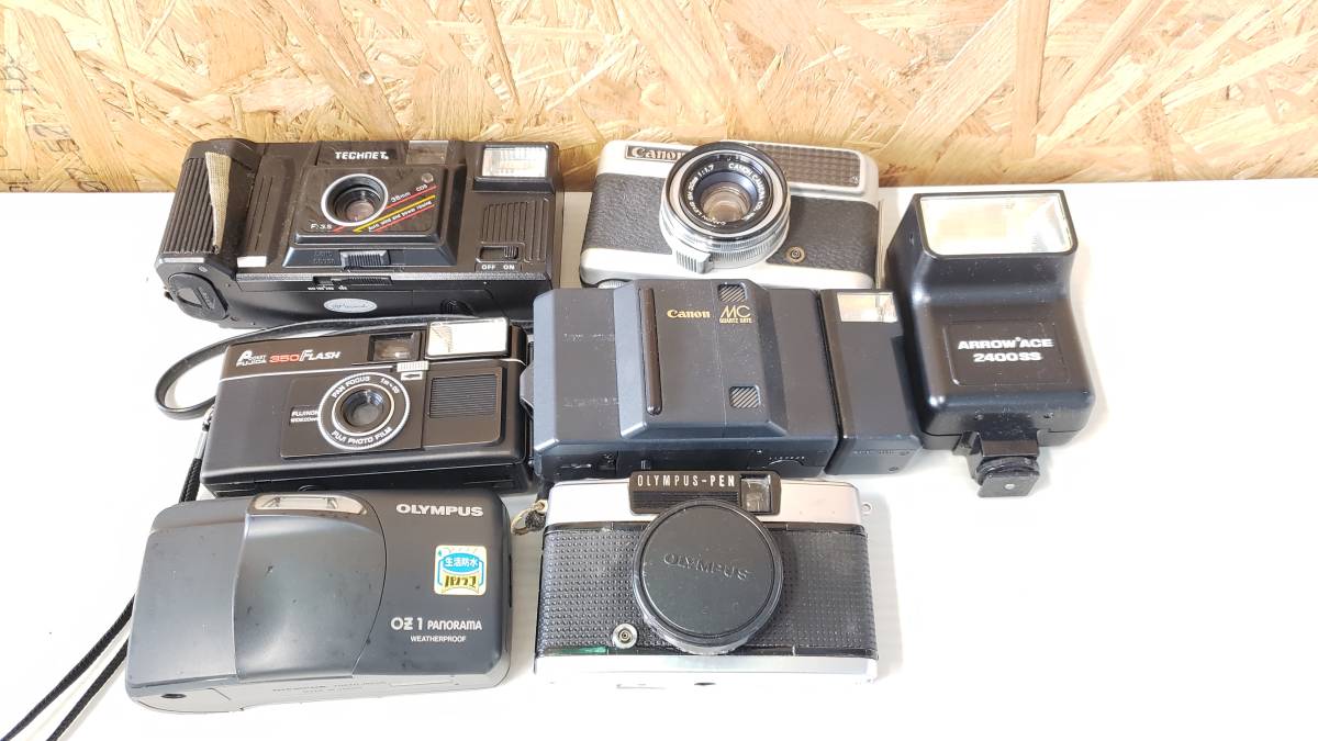 ジャンク コンパクトカメラ 6台セット OLYMPUS-PEN EE-3など 大量