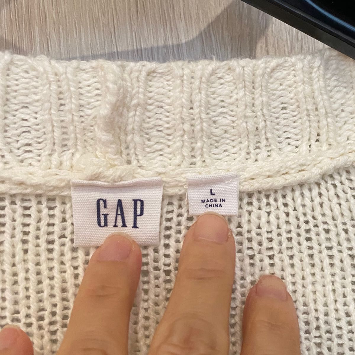 GAP ニットスラブカーディガン