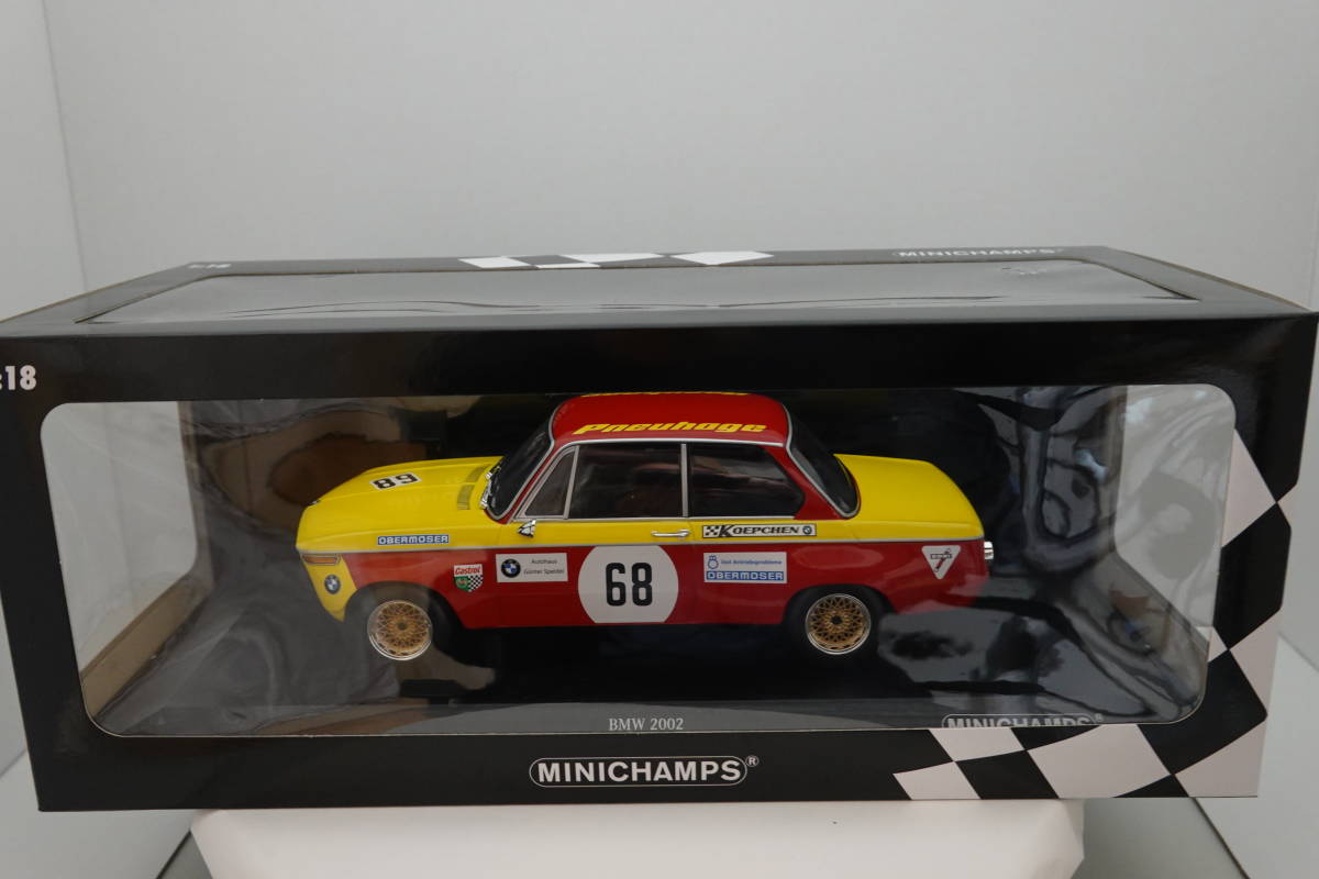 ☆450台限定☆PMA 1/18　BMW 2002 #68 AUTOHAUS SPEIDEL PREIS DER NATION HOKENHEIM 1970 ホッケンハイム05-230407 _画像9