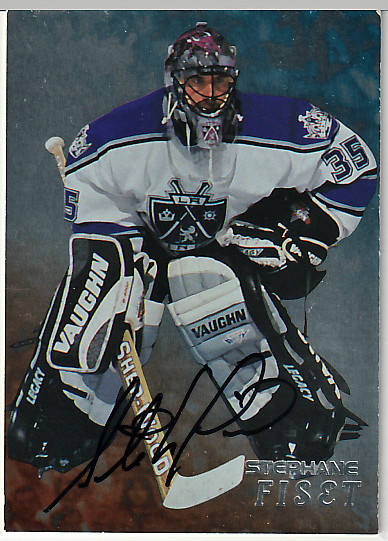 98-99 NHL BE A PLAYER Autograph【STEPHANE FISET】#214_画像1