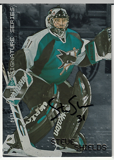 99-00 NHL BE A PLAYER Autograph【STEVE SHIELDS】#213 MILLENNIUM SIGNATURE SERIES_画像1