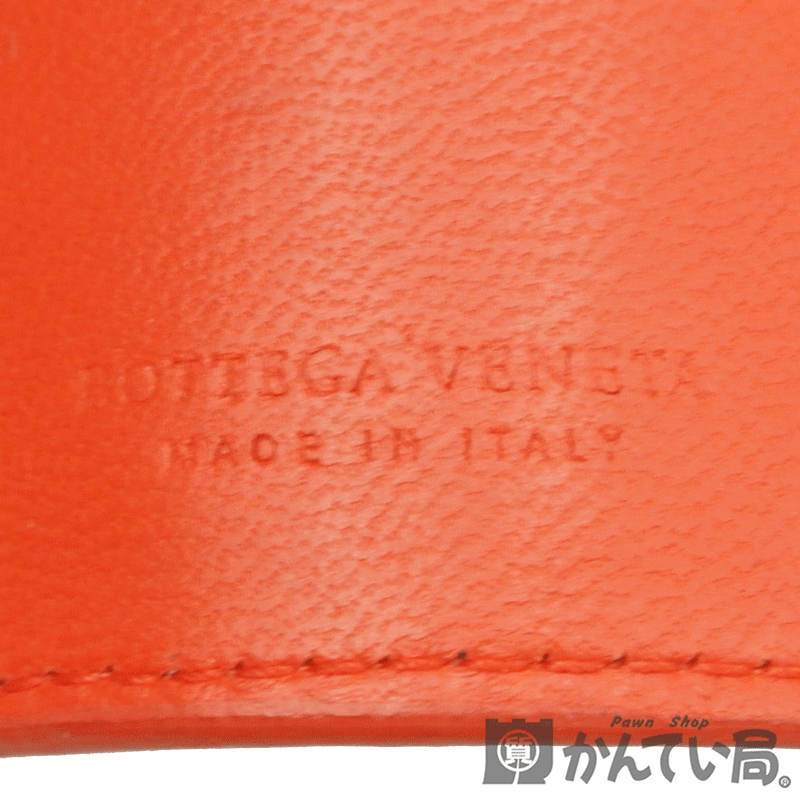 16699 BOTTEGA VENETA【ボッテガ・ヴェネタ】イントレチャート キーケース 5連 レッド系 赤 小物 メンズ レディース【中古】USED-BC_画像7