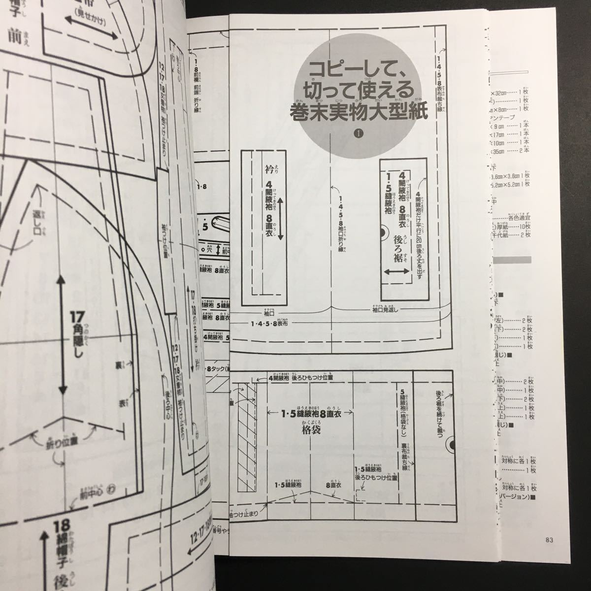 【実物大型紙付き】 ジェニー No.13 十二単と花嫁衣装 わたしのドールブック * 白無垢 色打ち掛け お雛様 能装束 袴 水干 着物 手芸本の画像6