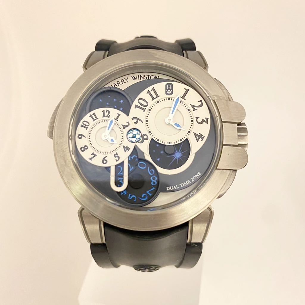 逸品　限定100本　HARRY WINSTON ハリーウインストン プロジェクトZ4 デュアルタイム 400/MATZ44Z 　箱/保_お値段のご相談はご連絡ください