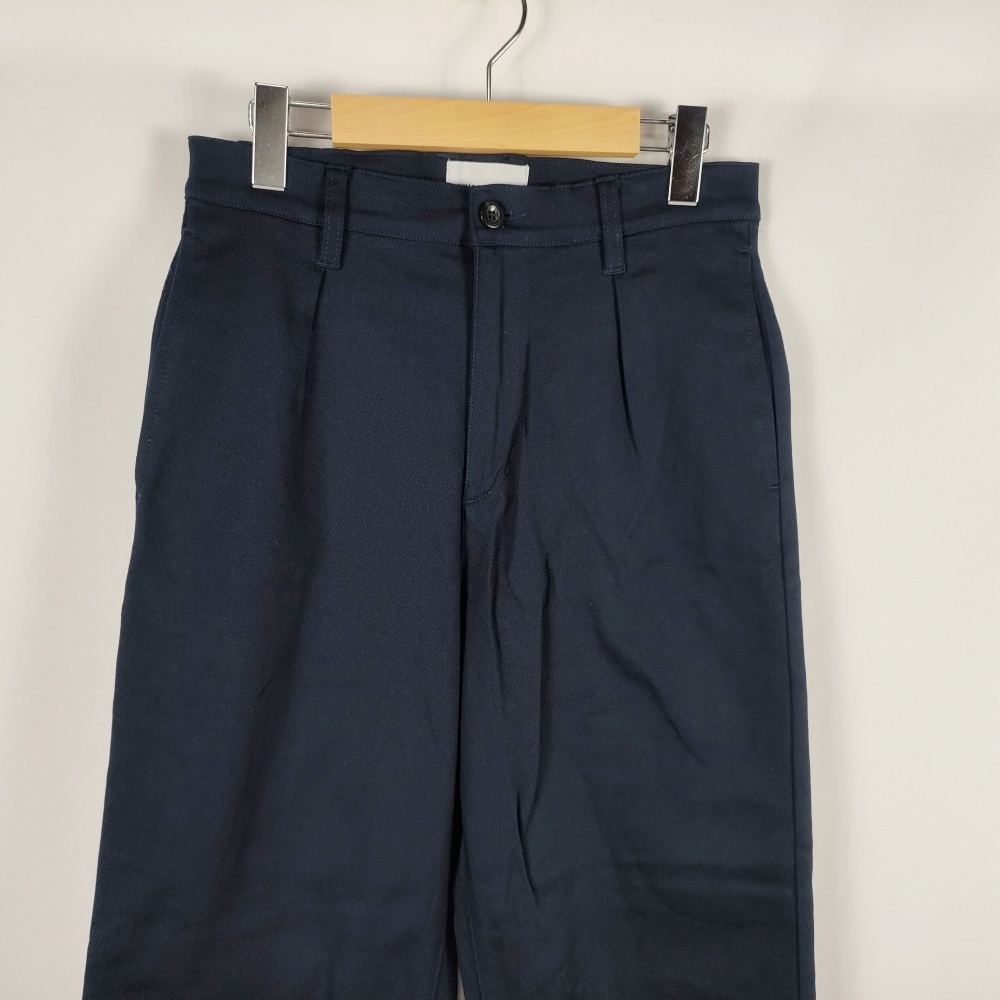 ema Crows EMMA CLOTHES chino pants one tuck regular S navy men's used /EF