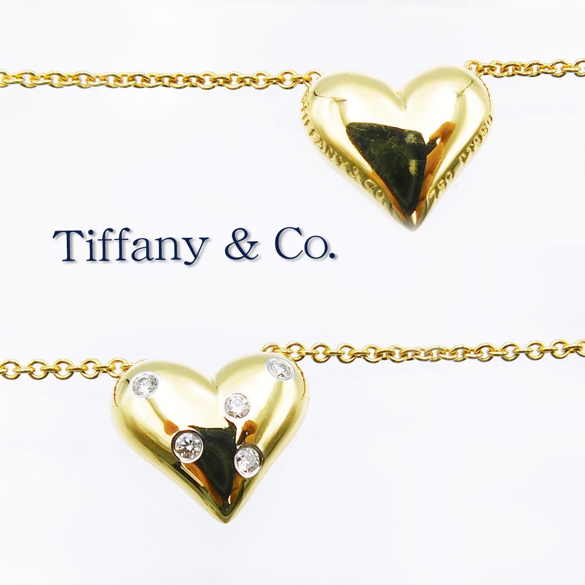 得価格安 Tiffany & Co. - ティファニー ハート ドッツ ネックレス