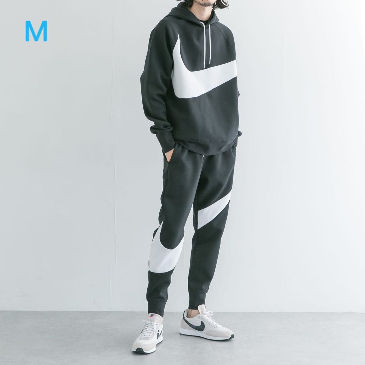 NIKE ナイキ Mサイズ テックフリース スウェット セットアップ ブラック