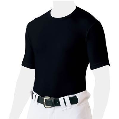 * новый товар * Z *S размер * короткий рукав нижняя рубашка * круглый вырез * бейсбол * софтбол *BO1810*1900* черный *. пот скорость .* легкий * свободно *1300 иен *