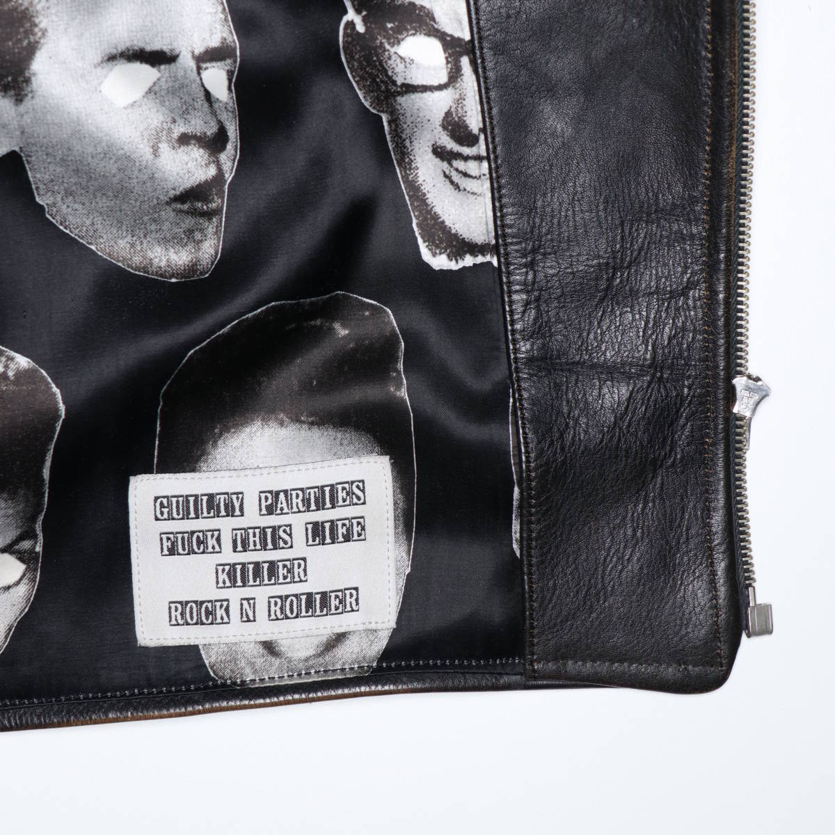 WACKO MARIA × WEIRDO DAVE 13AW FUCK THIS LIFE ムートン襟レザー