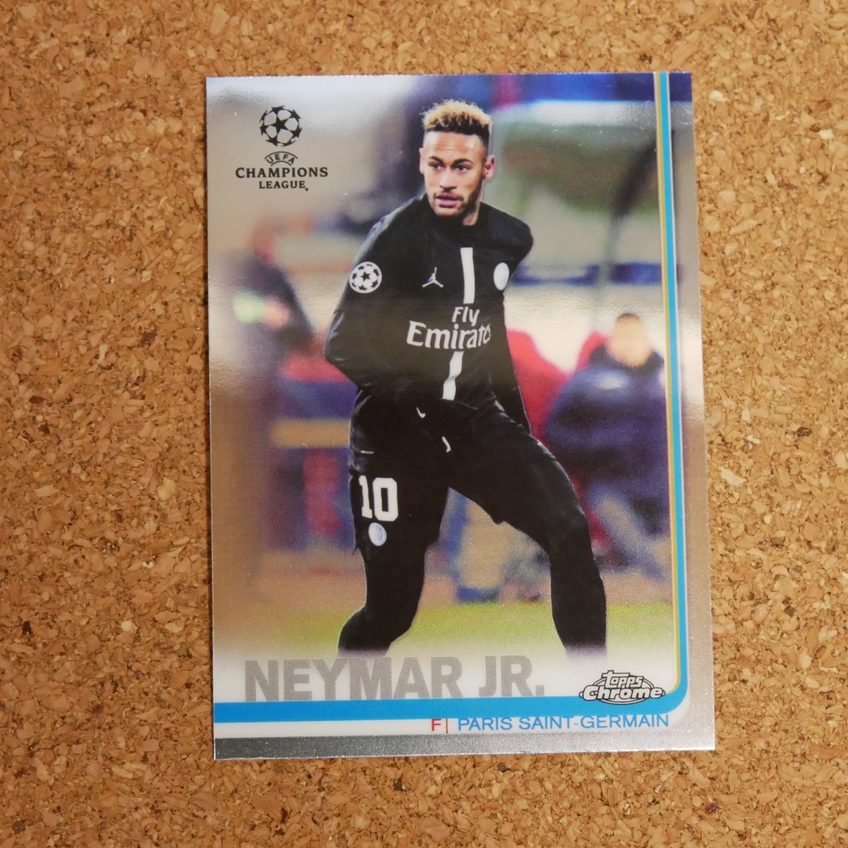 Topps chrome neymar jr トップスクローム ネイマール パリ・サンジェルマン ブラジル soccer_画像1