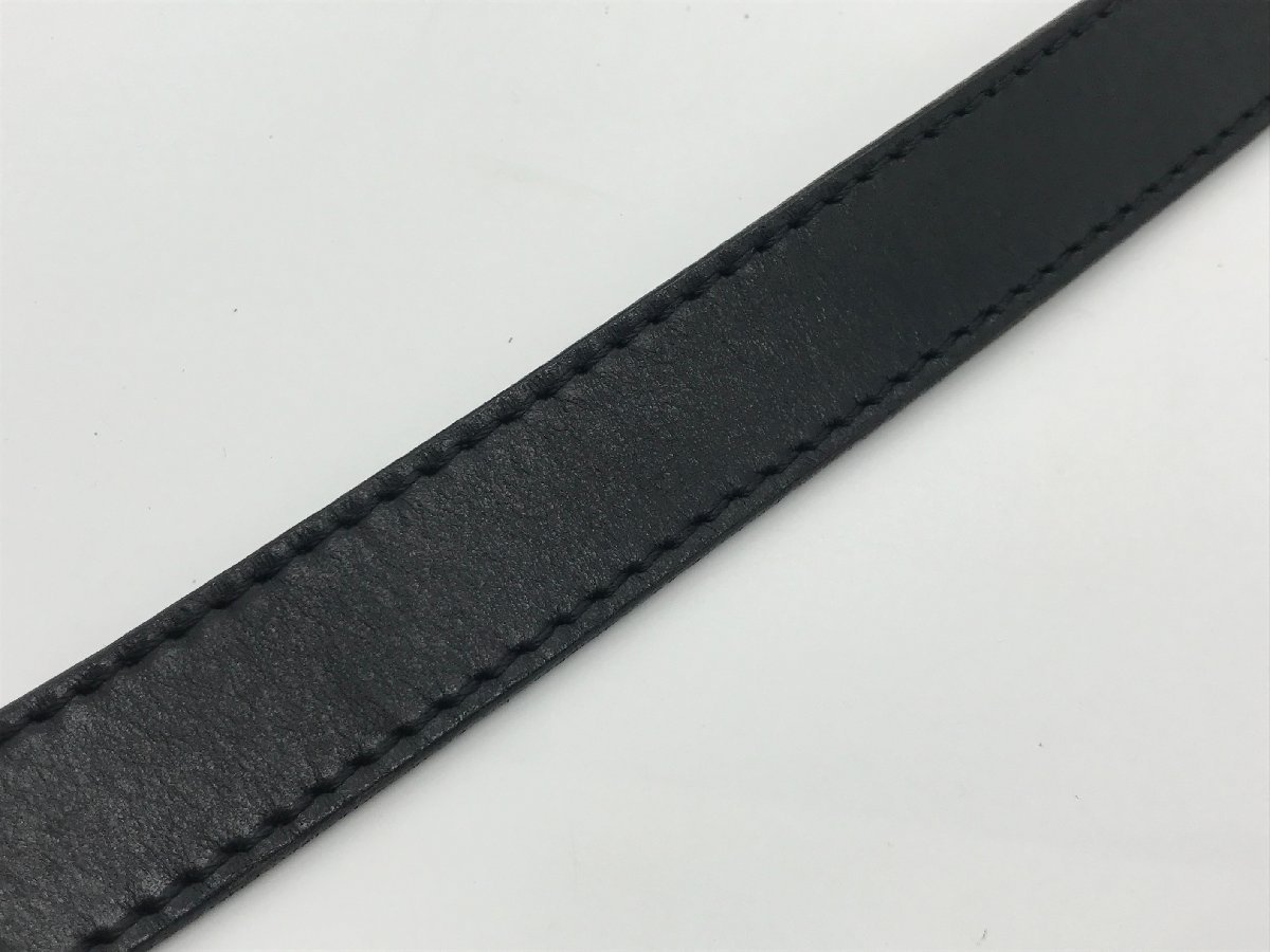 #[YS-1] Gianfranco Ferre GIANFRANCO FERRE belt # buckle separation un- possible leather black series 5 hole total length 88cm width 2,5cm [ including in a package possibility commodity ]#K