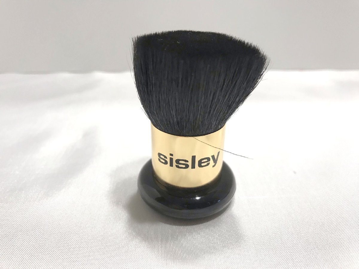 ■【YS-1】 ほぼ未使用 ■ シスレー sisley ■ サングロウ プレストパウダー フェイスカラー ブラウン系 ■ ブラシ付き 【同梱可能商品】D_画像7