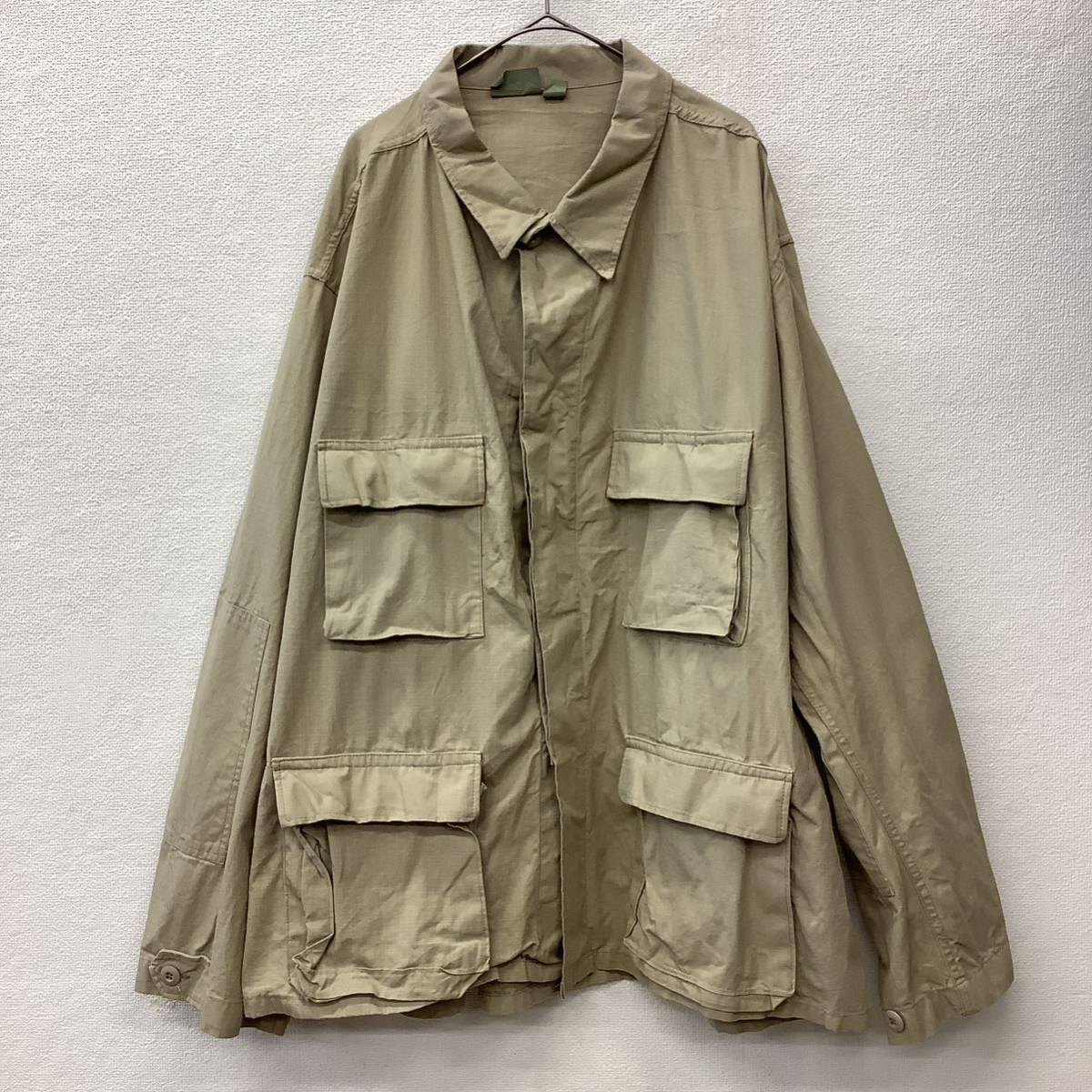 【古着】US.ARMY BDU JACKET ミリタリージャケット カーキ XXL 72868_画像2