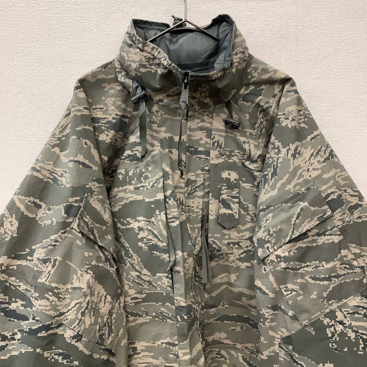 【美品】APECS GORE-TEX PARKA US.ARMY 米軍 ゴアテックス マウンテンパーカー XL USA製 デジタルカモ 迷彩 72160