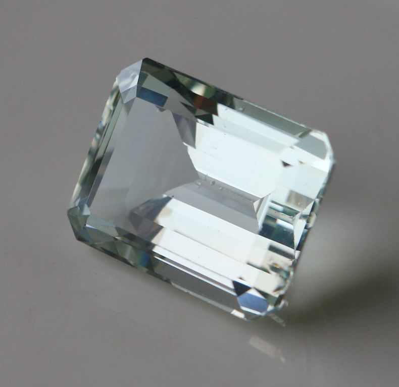 天然石 32ct ホワイトトパーズ オクタゴン ルース ブラジル産の画像3