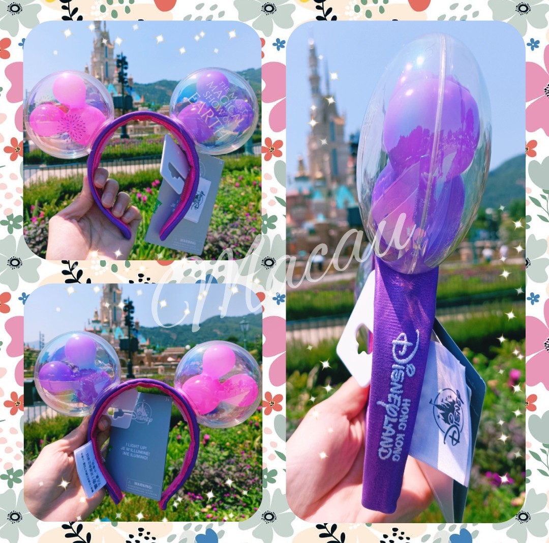  Hong Kong Disney Land * Mickey ba Rune Aurora свет выше лента-ободок 