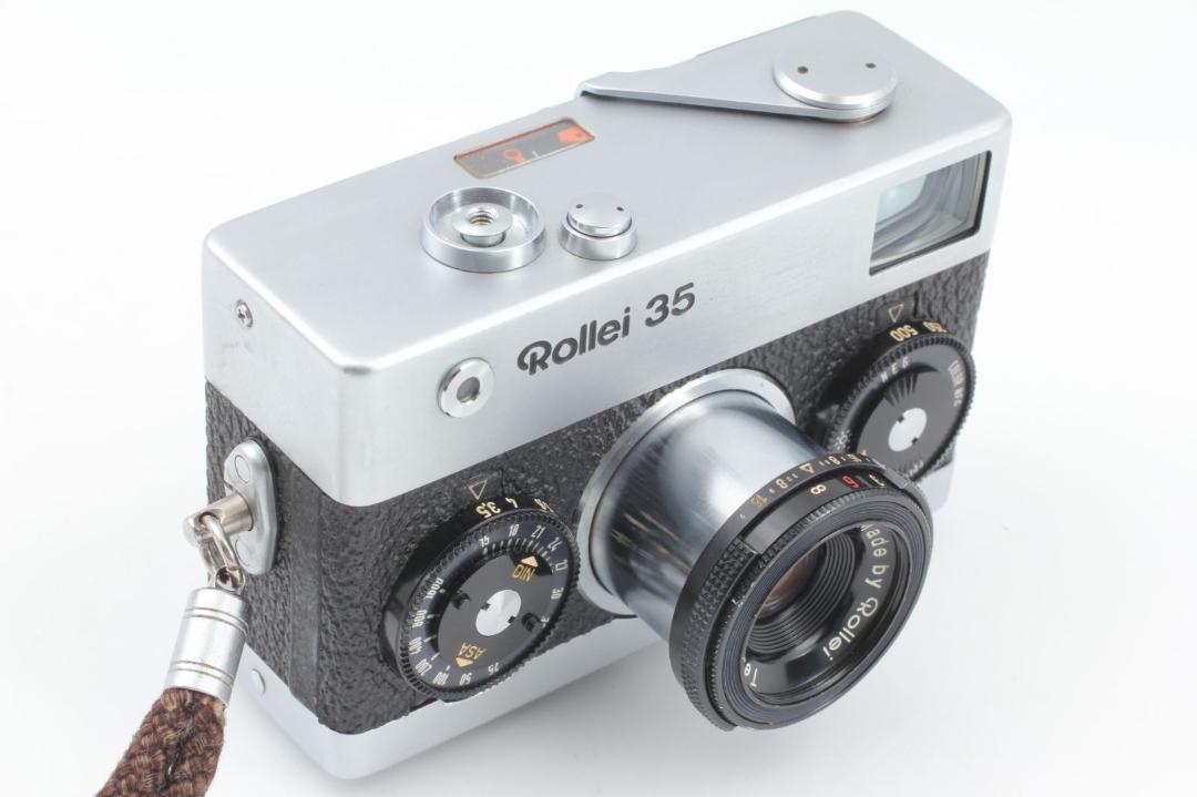 美品】 Rollei 35 Singapore w/Strap w/Case-