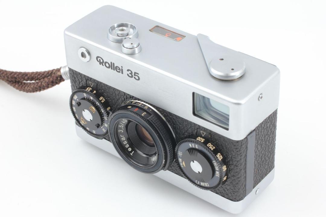 美品】 Rollei 35 Singapore w/Strap w/Case-