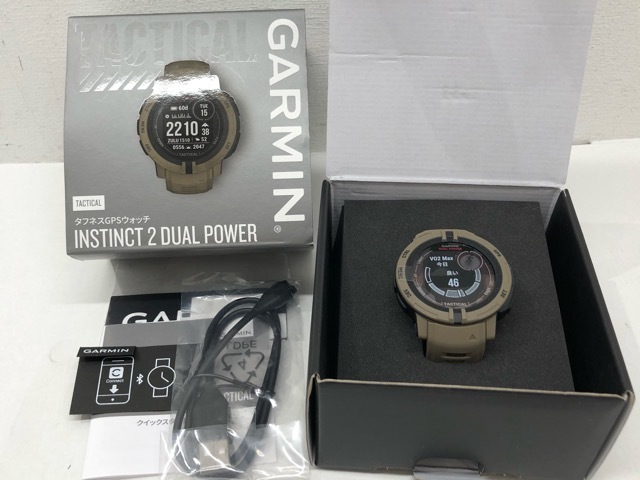 E◇未使用◇ GARMIN ガーミン スマートウォッチ INSTINCT 2 DUAL POWER