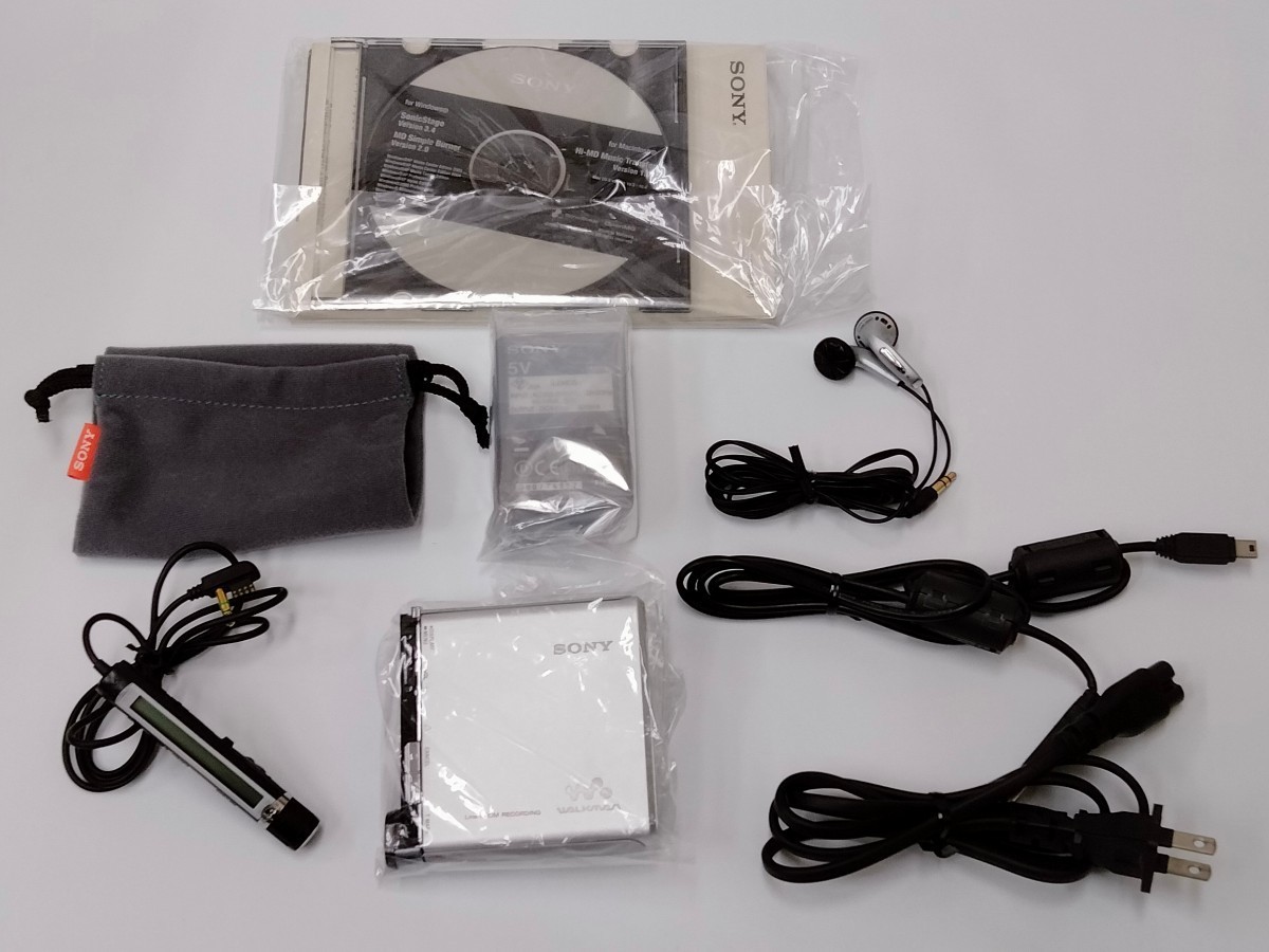 超美品】ソニー MDウォークマン MZ-RH1 本体 付属品 リモコン RM