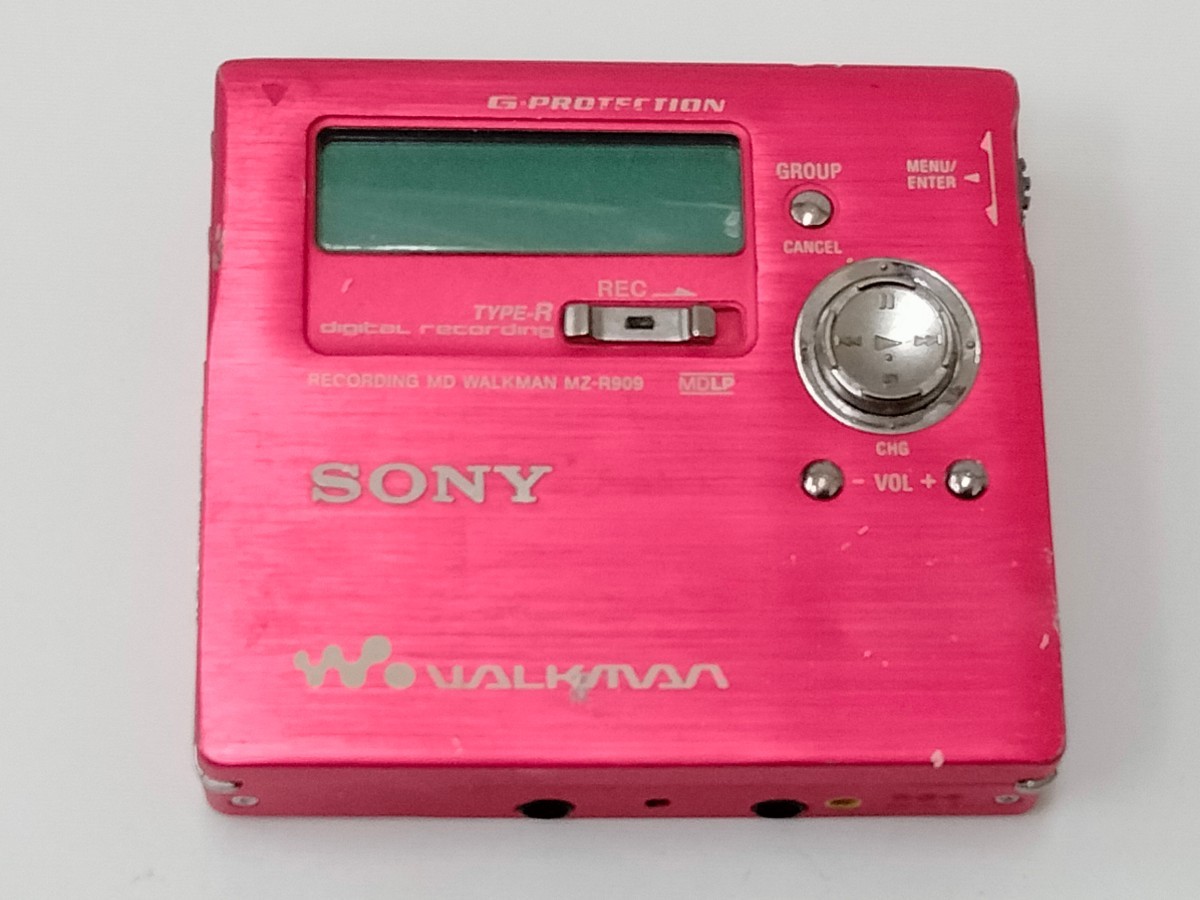 ジャンク】ソニー MDウォークマン MZ-R909 本体 プレーヤー レコーダー