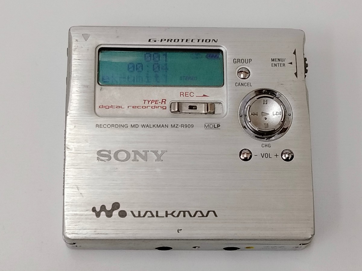 正式的 ソニー MDウォークマン MZ-R909 本体 プレーヤー録音 レコーダー V50410 録音、再生
