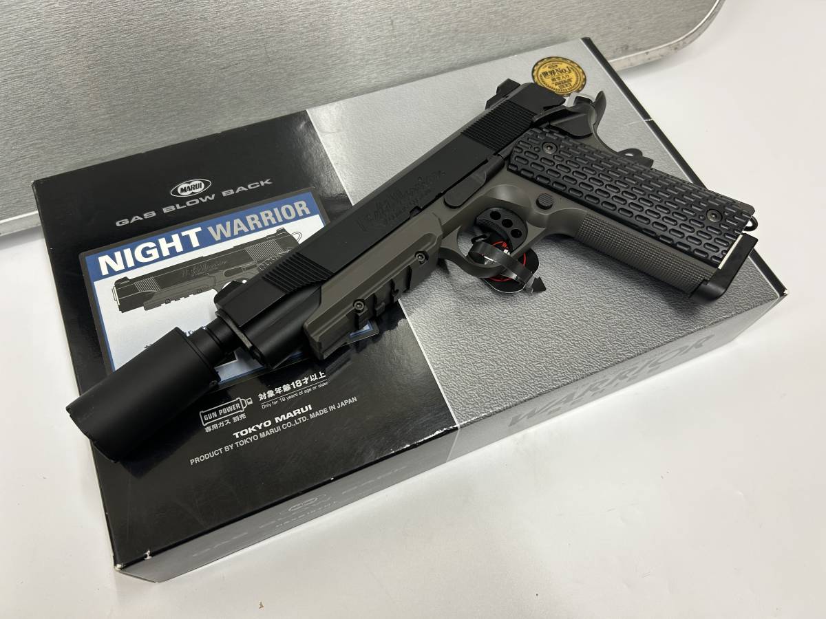 東京マルイガスブローバック ナイトウォーリア 改トレーサー付 新品