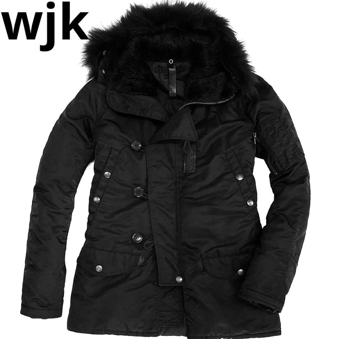 定価10万 wjk VINTAGE 66 NYLON N-3B JKT Sサイズ ヴィンテージ66ナイロンミリタリージャケット ダウン ブルゾン  1piu akm ジュンハシモト