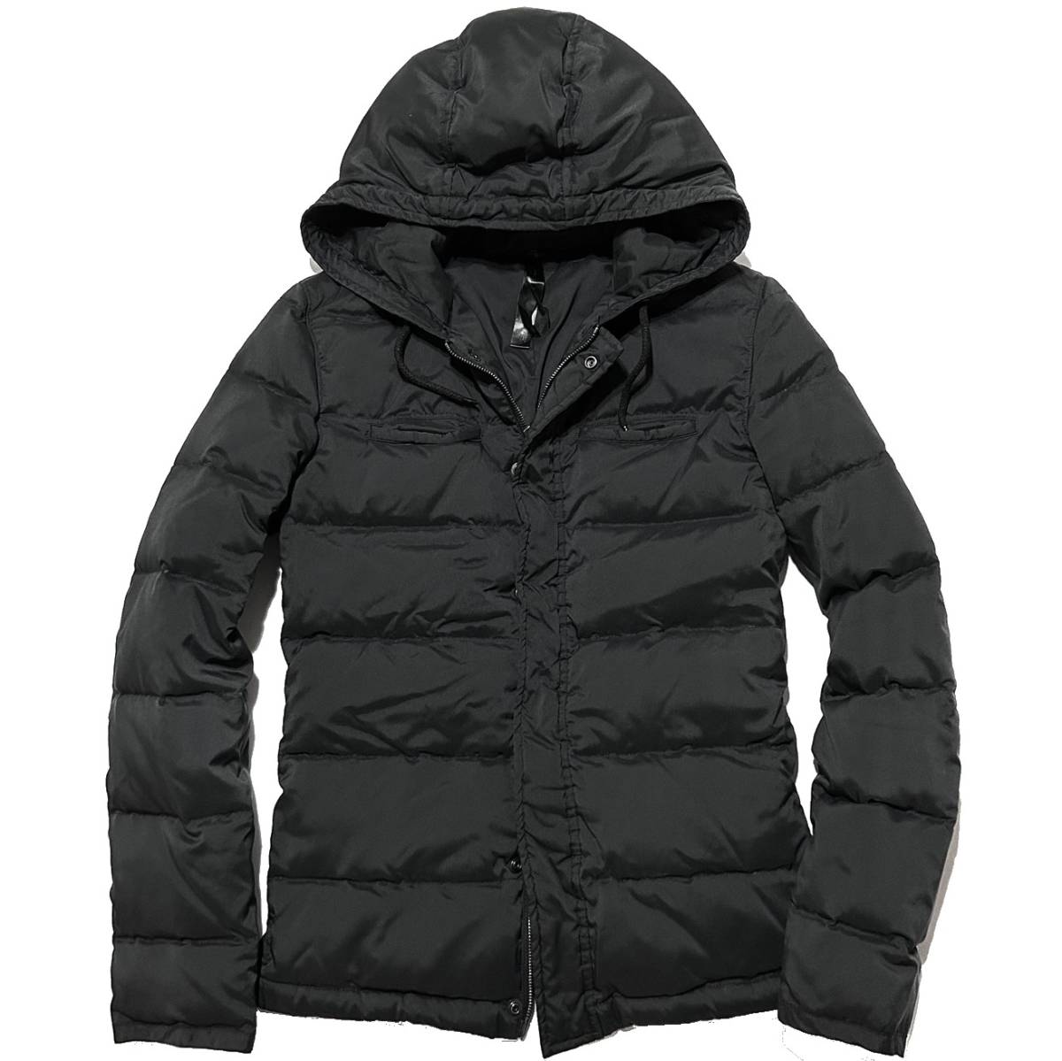 定価4 7万 wjk Stretch Light Army Hood Down Jacket Sサイズ 黒 