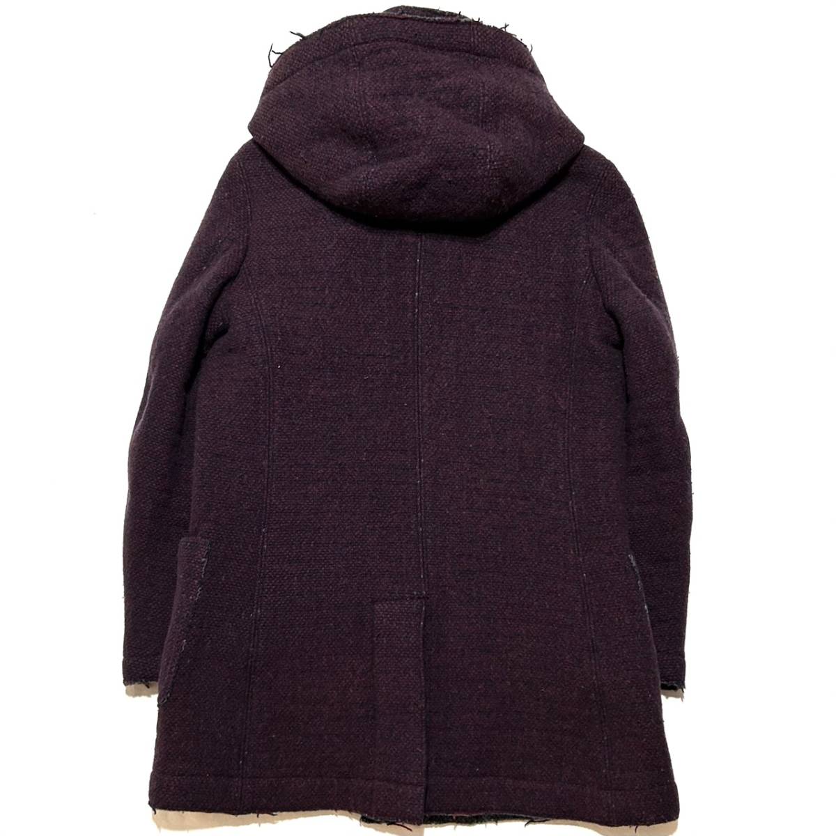 LEON掲載 定価9 2万 junhashimoto BLANKET DUFFLE COAT 2 ジュン LEON掲載 定価9 2万 junhashimoto BLANKET DUFFLE COAT 2 ジュン
