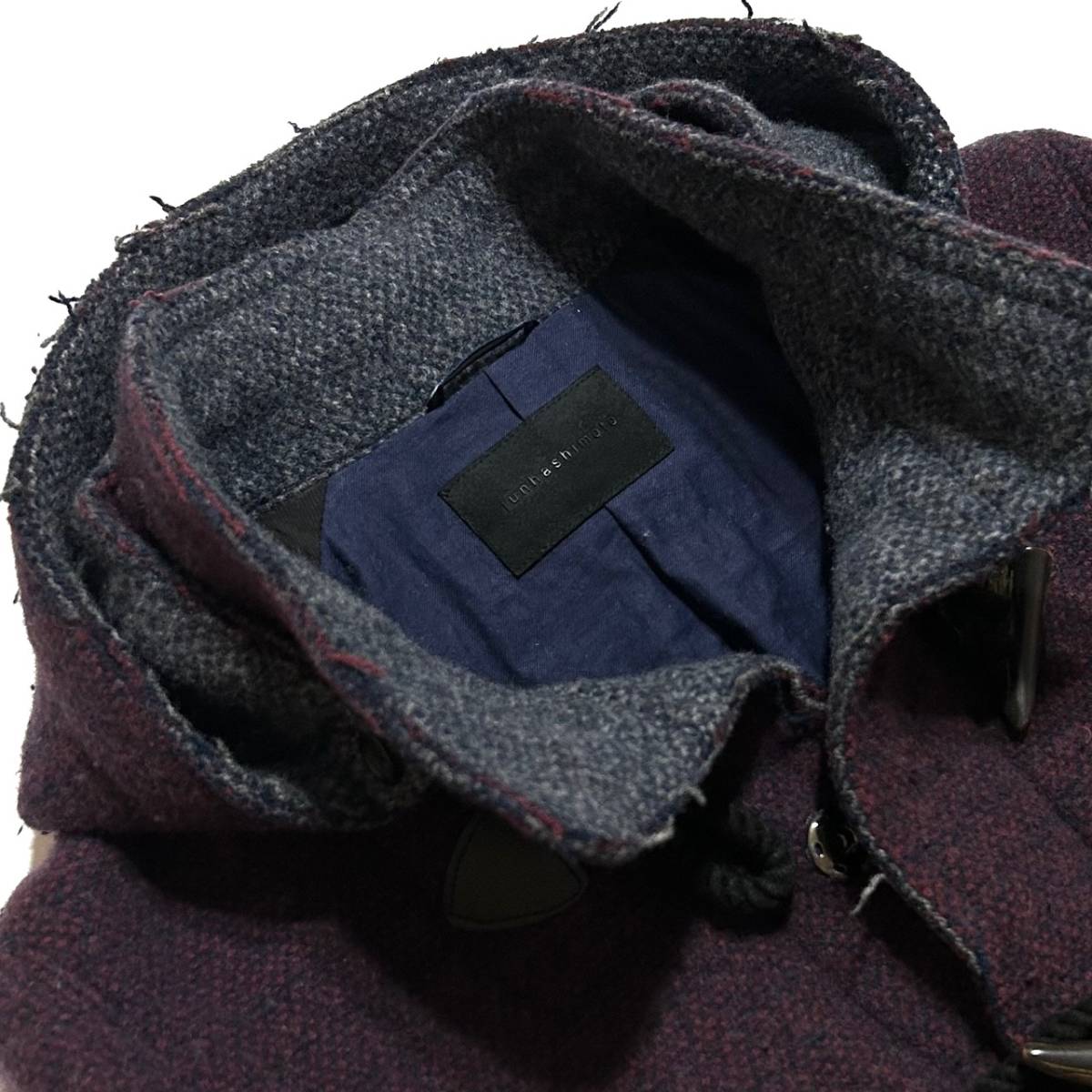 LEON掲載 定価9 2万 junhashimoto BLANKET DUFFLE COAT 2 ジュン LEON掲載 定価9 2万 junhashimoto BLANKET DUFFLE COAT 2 ジュン
