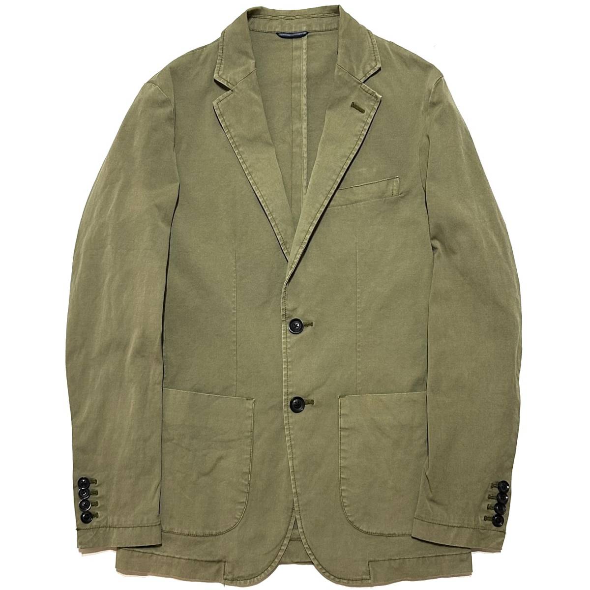 定価5万 18SS junhashimoto　BEACH STRETCH COTTON JACKET 2 カーキ　ジュンハシモト ストレッチコットンジャケット 1piu　akm wjk