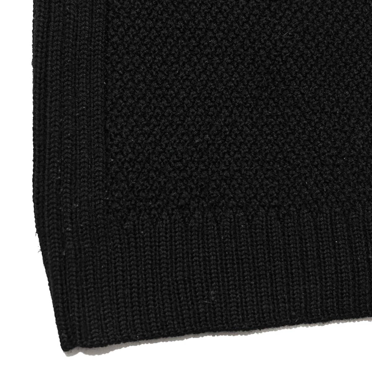 定価3 6万 junhashimoto POWDER WOOL BASKET C NECK KNIT 2 黒 ジュン