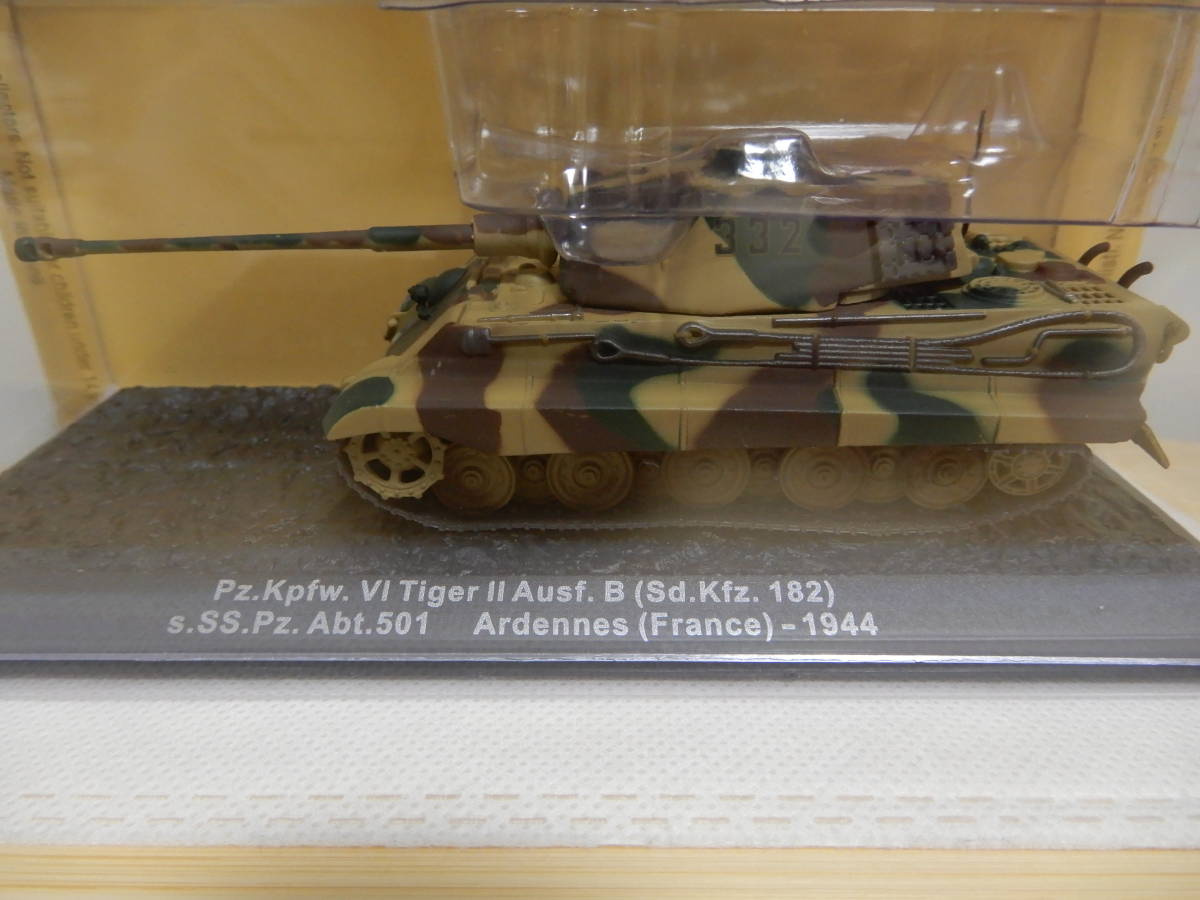 1/72 combat бак коллекция 5 Ⅵ номер танк Tiger Ⅱ B type Германия SS no. 501 -слойный танк большой . Франция 1944 год der Goss чай niIXO Ixo 