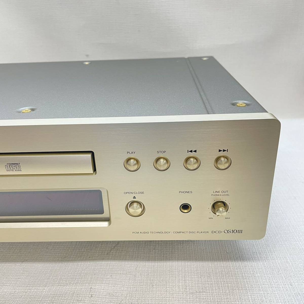 Y4）DENON DCD-S10III CDプレイヤー CDデッキ デノン 音響 オーディオ