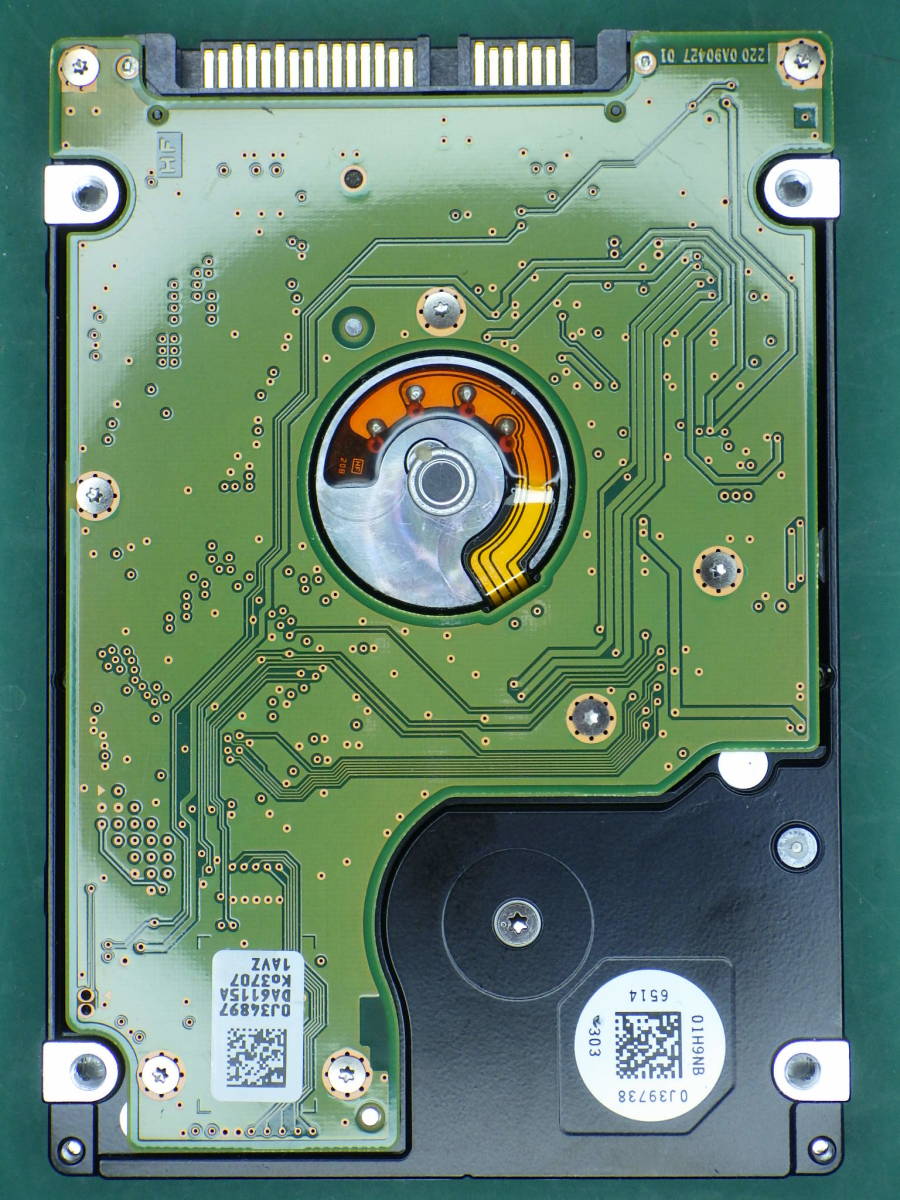 Hitachi 2.5インチHDD SATA HTS725050A7E630 500GB 動作確認済(500032)送料無料_画像2