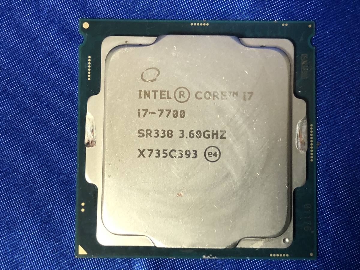 倉庫整理品　第7世代 Intel Core i7-7700　3.6GHz 4コア8スレッド　LGA1151_画像1