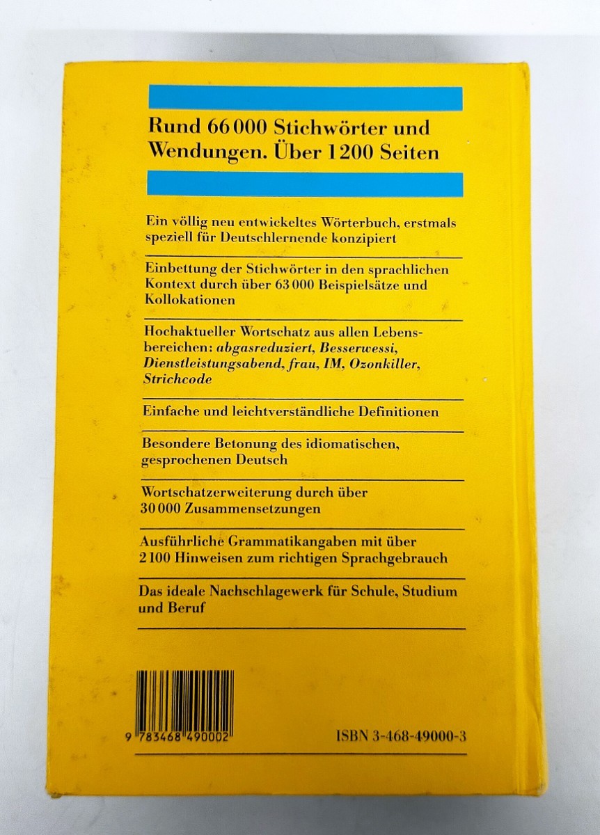 BOK-35 LangenScheidts ランゲンシャイト ドイツ語辞典 独 単語 辞書_画像2