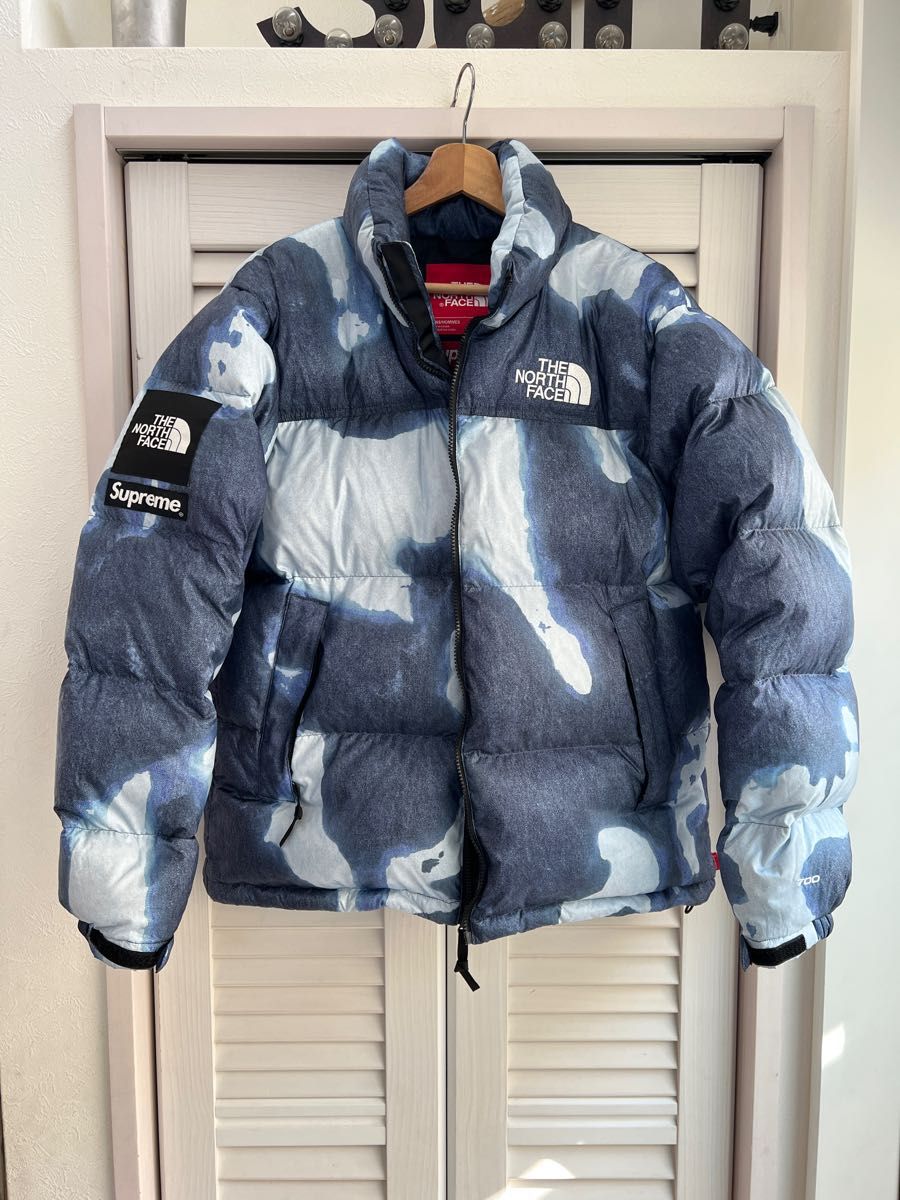 シュプリーム　M ノースフェイス　 Supreme THE NORTH FACE ダウンジャケット　ヌプシ　ブリーチデニム