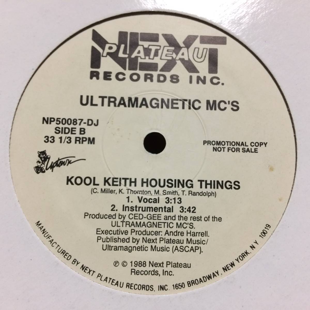 ULTRAMAGNETIC MC'S / EASE BACK 12" PROMO US盤 オリジナル_画像2