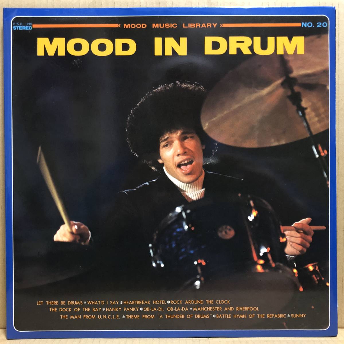 JOHNNY YOUNG MOOD IN DRUM LP SKS-016 赤盤_画像1