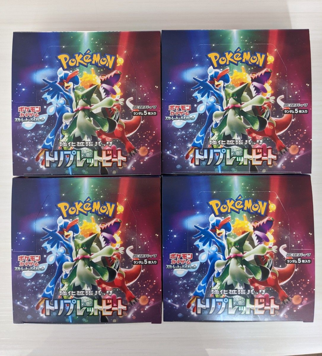 日本正規販売品 ポケモンカード トリプレットビート4BOX シュリンク