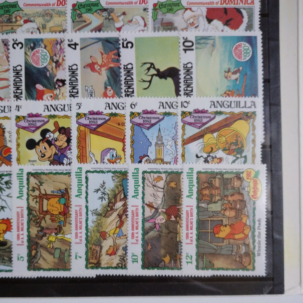 ディズニーの未使用切手　９０枚_画像10