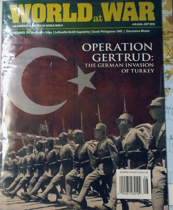 DG/WORLD AT WAR NO.49/OPERATION GERTURD:THE GERMAN INVASION OF TURKEY/駒未切断/日本語訳無し