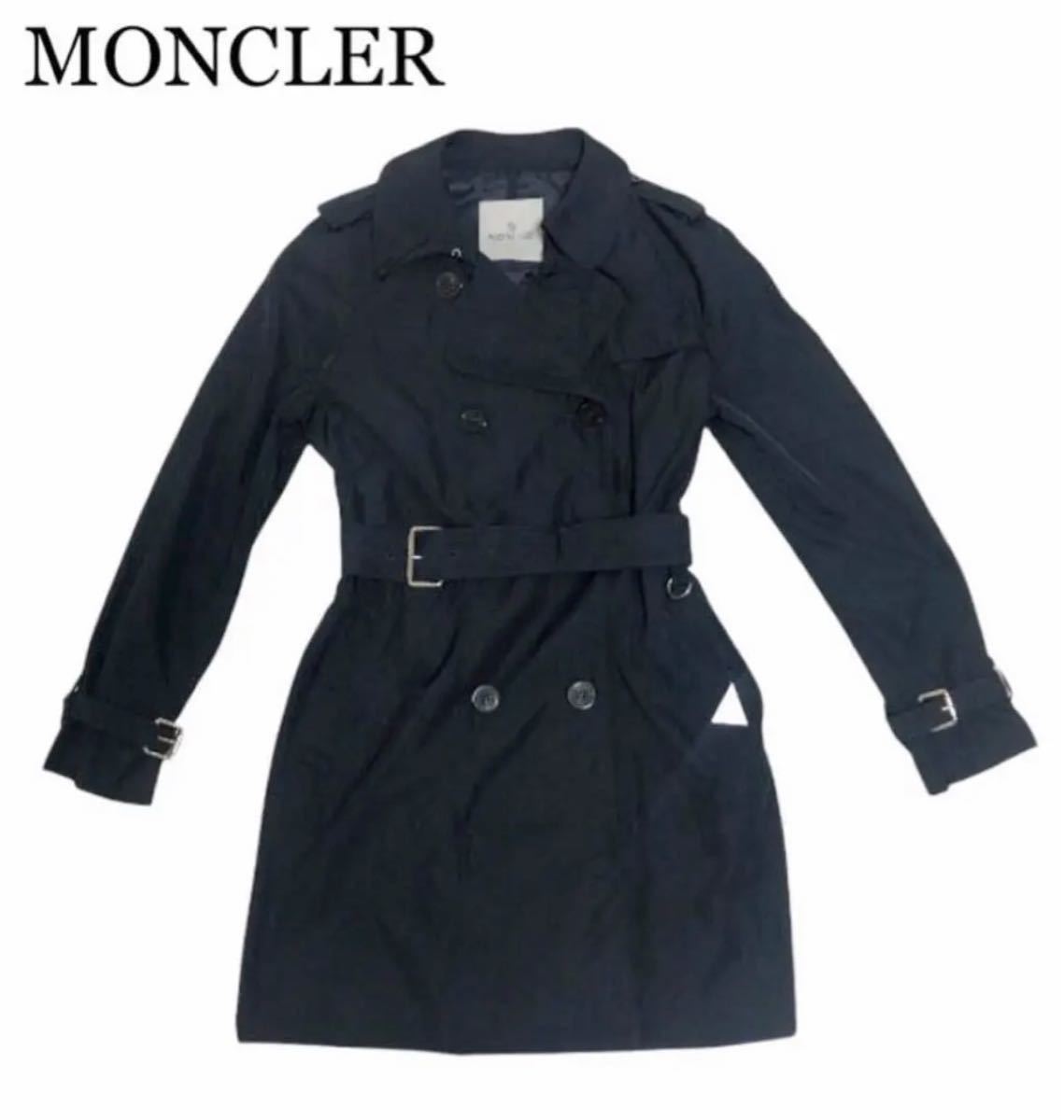 ☆MONCLER モンクレール ロレーヌ トレンチコート ダークネイビー 1☆-