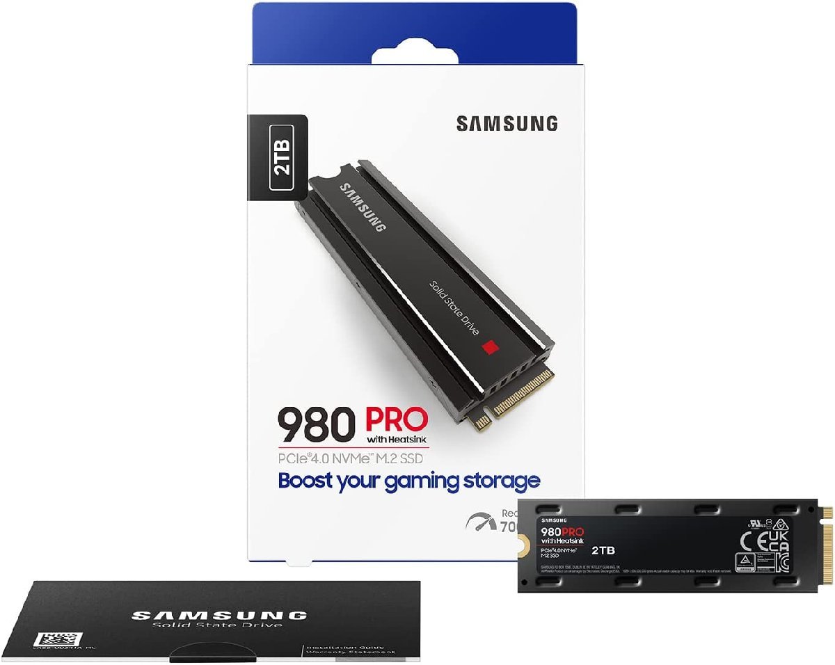 新品未開封】 Samsung 980 PRO 2TB ヒートシンク PS5対応-
